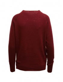 Ma'ry'ya burgundy merino wool and cashmere sweater