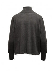 Ma'ry'ya turtleneck sweater in grey wool, silk and cashmere