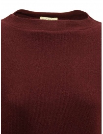 Ma'ry'ya boxy sweater in burgundy merino wool and cashmere price