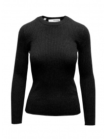 Maglieria donna online: Selected Femme maglia aderente a coste nera