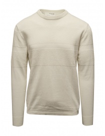 Men s knitwear online: Selected Homme white cotton pullover