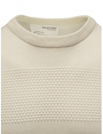 Selected Homme white cotton pullover price