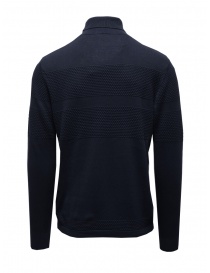 Selected Homme blue cotton turtleneck sweater