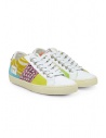 Leather Crown Giudecca colored low sneakers with studs buy online WLC149 GIUDECCA