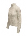 Parajumpers Giulia white Aran turtleneck sweater shop online women s knitwear