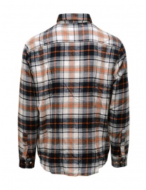 Selected Homme blu and orange checked flannel shirt price