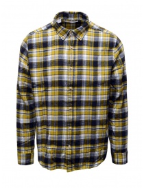 Mens shirts online: Selected Homme yellow checked flannel shirt