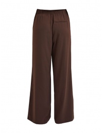 Selected Femme Java wide brown trousers