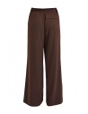 Selected Femme Java wide brown trousers shop online womens trousers