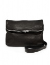 Guidi M100 black horse leather shoulder bag buy online M100 SOFT HORSE FG BLKT