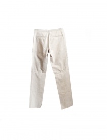 Pantalone Label Under Construction lino beige chiaro acquista online