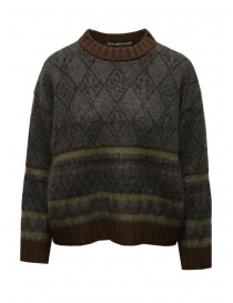 M.&Kyoko pullover jacquard grigio carbone BBA01434WA CHARCOAL order online