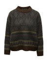 M.&Kyoko charcoal grey jacquard pullover buy online BBA01434WA CHARCOAL