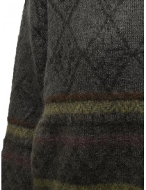 M.&Kyoko charcoal grey jacquard pullover women s knitwear buy online