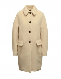 Maison Lener Constante midi coat in cream color online