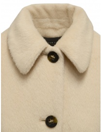 Maison Lener Constante midi coat in cream color price