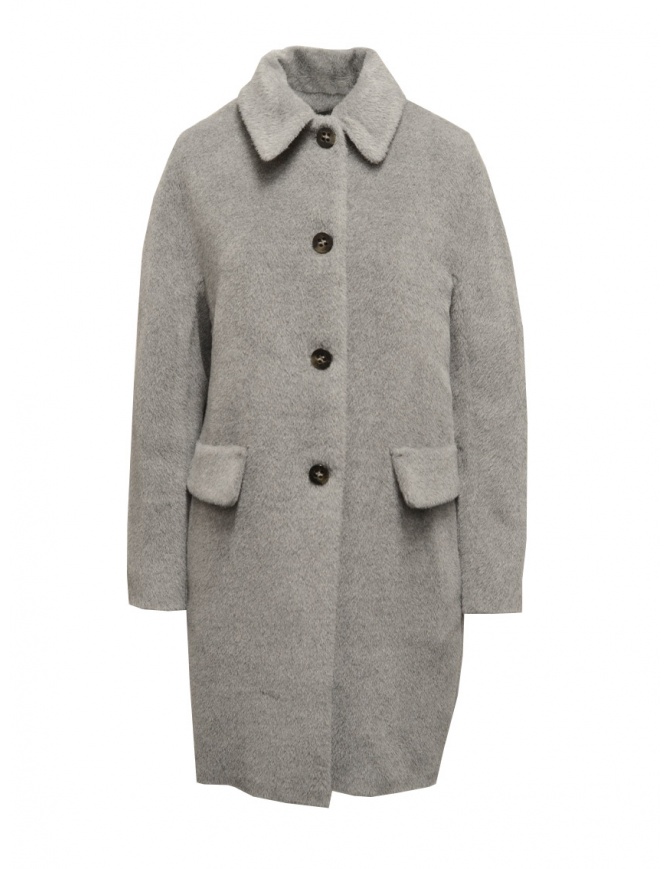 Maison Lener Constante cappotto midi grigio chiaro SB12AMLZEM25 LIGHT GREY CONSTA cappotti donna online shopping