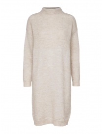 Selected Femme abito in maglia beige melange 16085572 Birch Melange order online