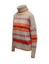 Parajumpers Nanaka beige turtleneck sweater with colorful geometric designs PWKNITK34 NANAKA TAPIOCA 209 price