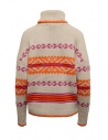 Parajumpers Nanaka beige turtleneck sweater with colorful geometric designs shop online women s knitwear