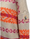 Parajumpers Nanaka beige turtleneck sweater with colorful geometric designs PWKNITK34 NANAKA TAPIOCA 209 buy online