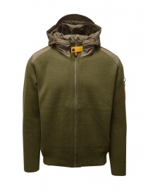 Men s knitwear online: Parajumpers Dominic hoodie with zipper