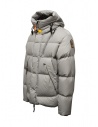 Parajumpers Cloud grey down jacket with hood shop online mens jackets
