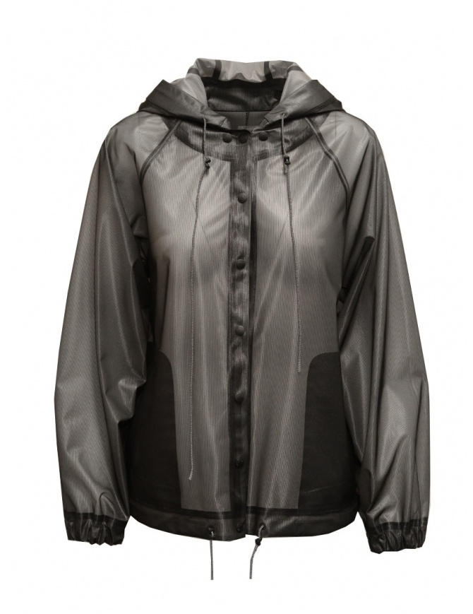 Monobi glossy semitransparent black windbreaker 11434219 F 104 BLACK RAVEN womens jackets online shopping