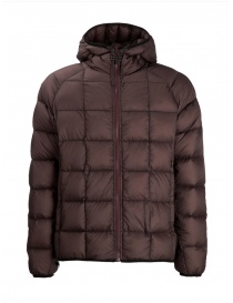 Mens jackets online: Monobi Matt 7D light dark red down jacket