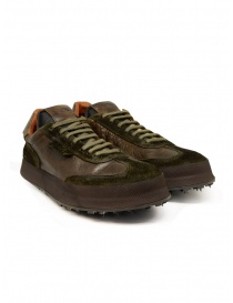 Shoto sneakers in dark brown leather and suede online