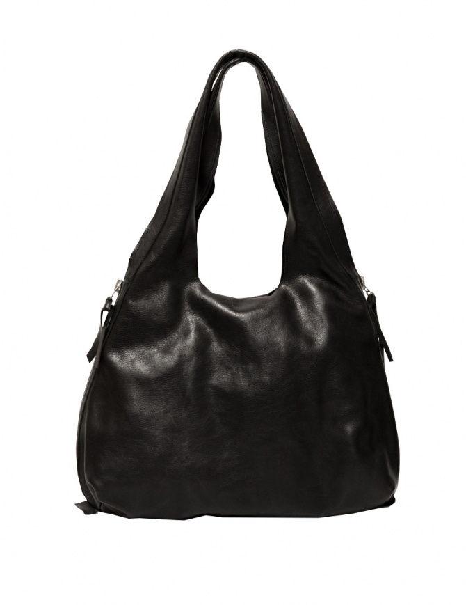 Trippen Shopper bag in black leather SHOPPER B BGL BLACK BGL bags online shopping