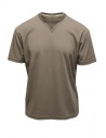 Monobi dove grey t-shirt with vertical band on the back buy online 11808307 F 28088 GRAY MORN