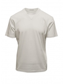 Mens t shirts online: Monobi white t-shirt with heat taping on the back