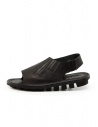 Trippen Rhythm sandals in black leather shop online womens shoes