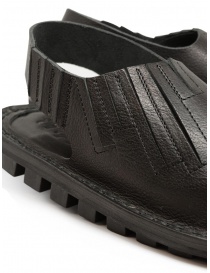 Trippen Rhythm sandals in black leather womens shoes buy online