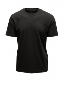 T shirt uomo online: Monobi t-shirt nera con banda sulla schiena