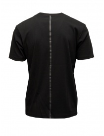 Monobi t-shirt nera con banda sulla schiena