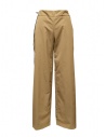 Monobi wide trousers in beige cordura buy online 11364409 F 204 GALLES DESERT