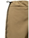 Monobi wide trousers in beige cordura 11364409 F 204 GALLES DESERT price