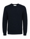Selected Homme pullover di cotone blu acquista online 16059390 Salute Black Twist