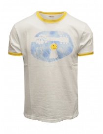 T shirt uomo online: Kapital T-shirt bianca Teru Teru Woodstock