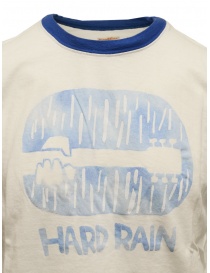 Kapital T-shirt Hard Rain bianca e blu