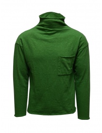 Kapital green turtleneck sweater with pocket online