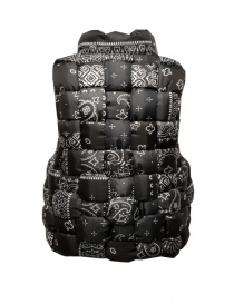 Kapital black interwoven vest with print