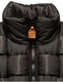 Kapital black interwoven padded vest for woman