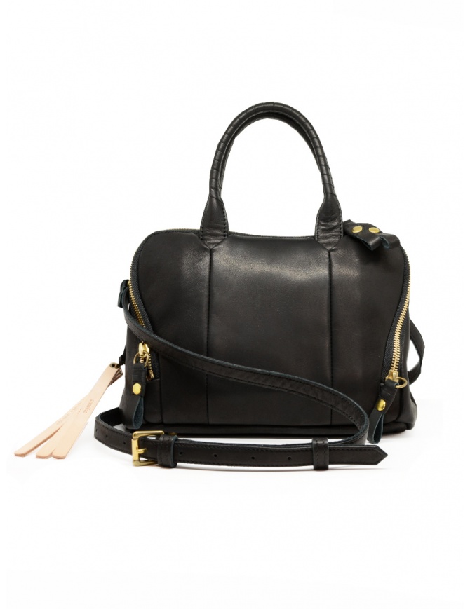 Cornelian Taurus little shoulder bag in black leather CO21SSMM040 BLACK bags online shopping