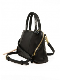 Cornelian Taurus little shoulder bag in black leather buy online