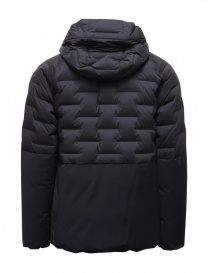 Monobi navy blue down jacket with wool parts