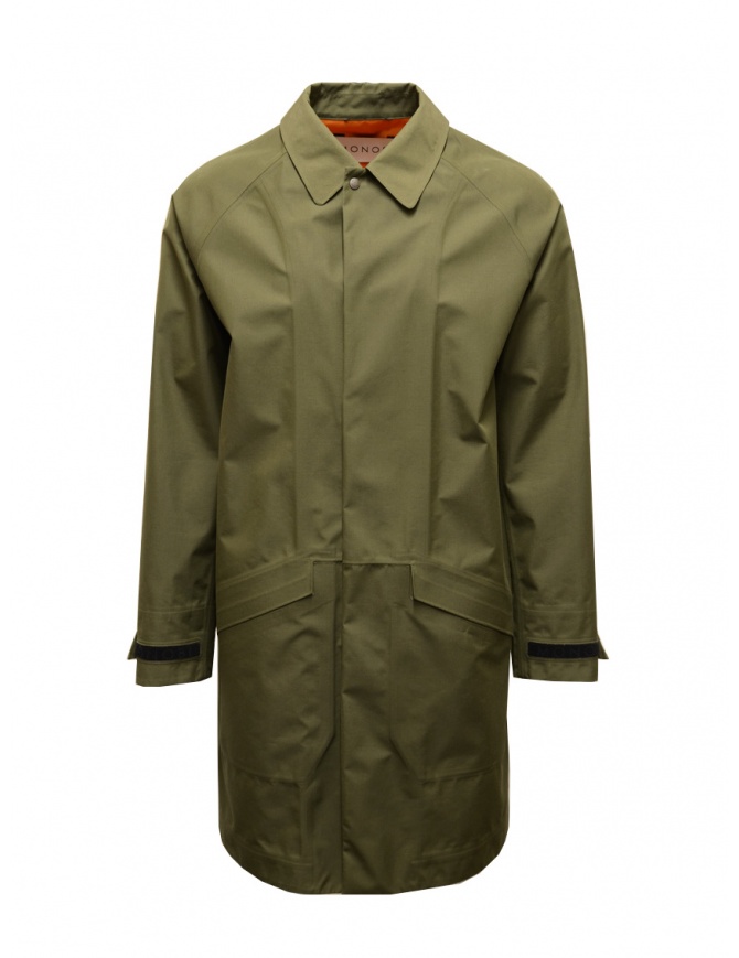 Monobi men's military green raincoat