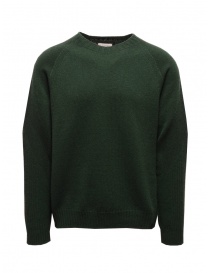 Monobi pullover in green recycled cashmere online